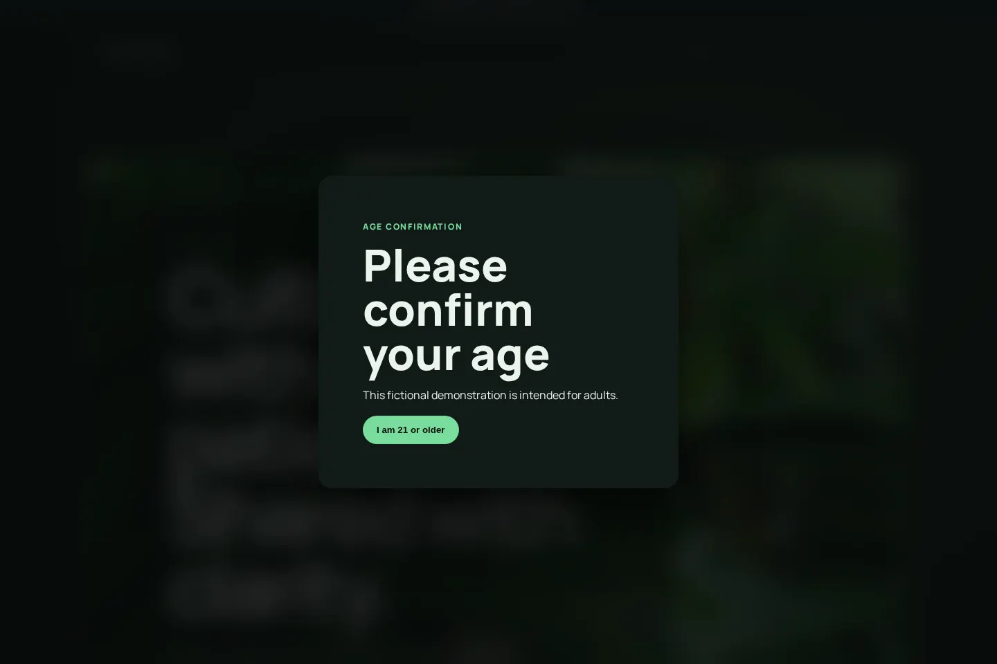 Green Goat template preview
